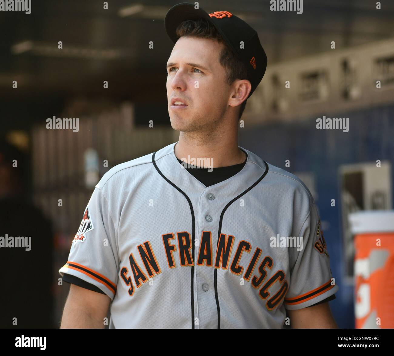 San Francisco Giants Catcher Buster Posey (28) During Game Against The ...