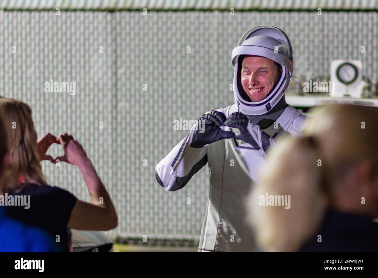 NASA’s SpaceX Crew-6 Crew Walkout Stock Photo