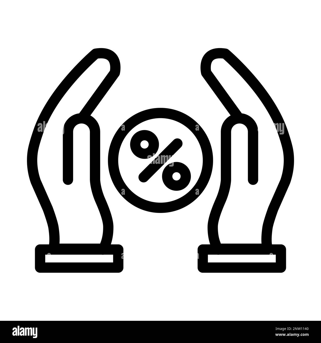 Interest rate icons Black and White Stock Photos & Images - Alamy