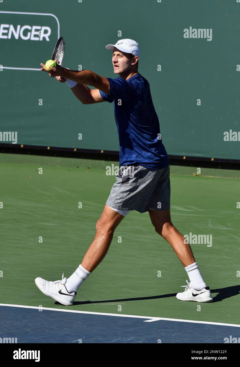 NEWPORT BEACH, CA - JANUARY 27: Jil Teichmann (SUI) and Misaki Doi