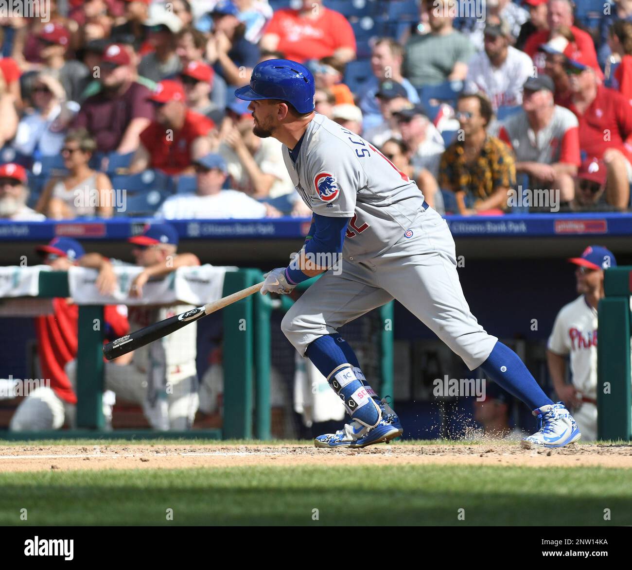 Chicago Cubs outfielder Kyle Schwarber (12) during game against the ...