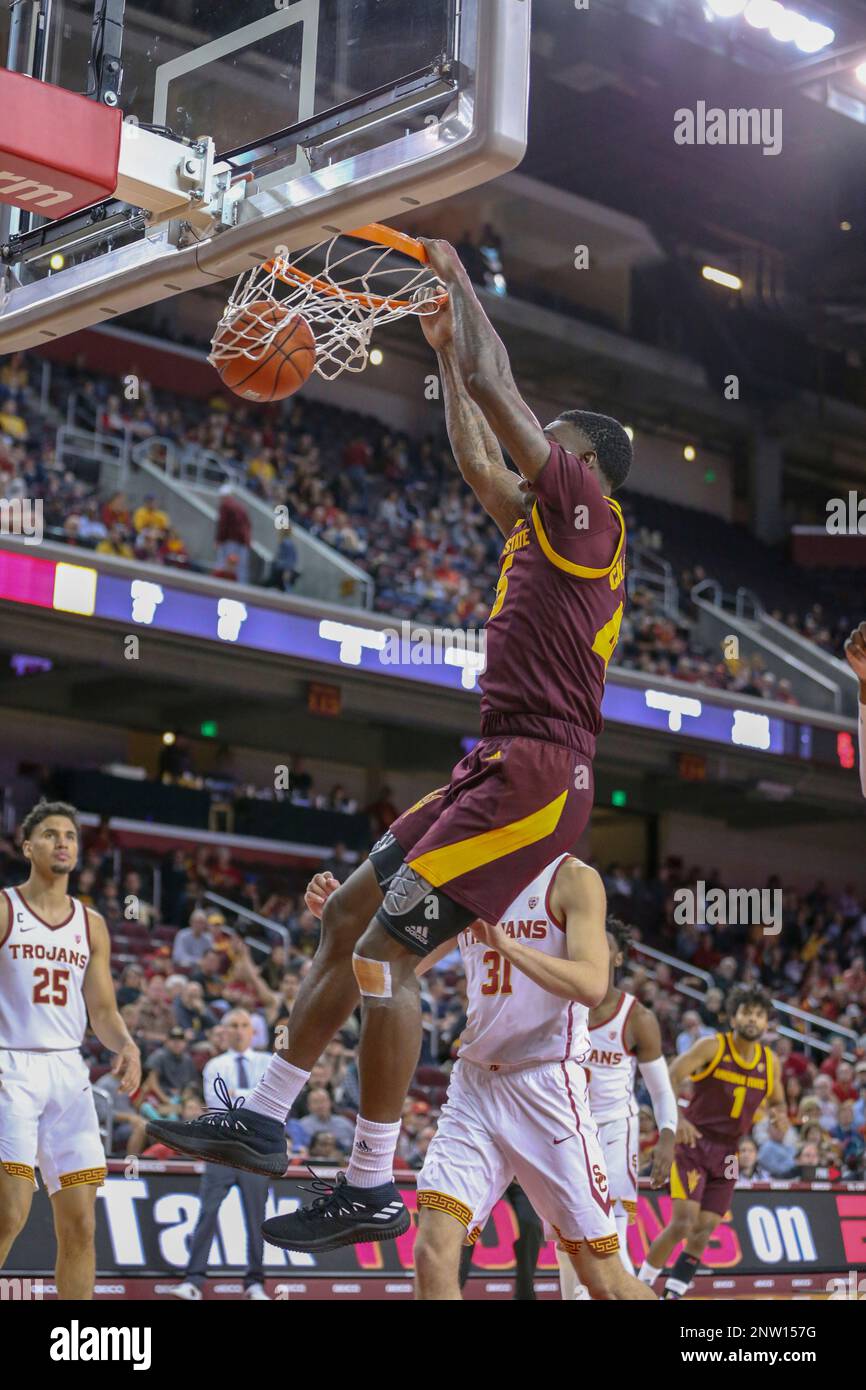 LOS ANGELES, CA JANUARY 26 Arizona State Sun Devils forward Zylan