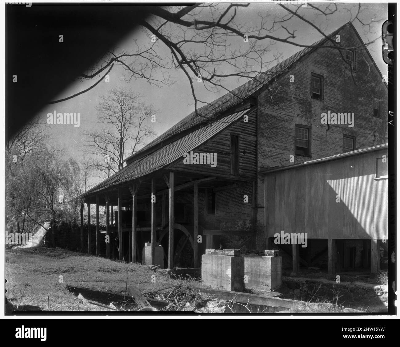 Mill at Aldie, Aldie, Loudoun County, Virginia. Carnegie Survey of the