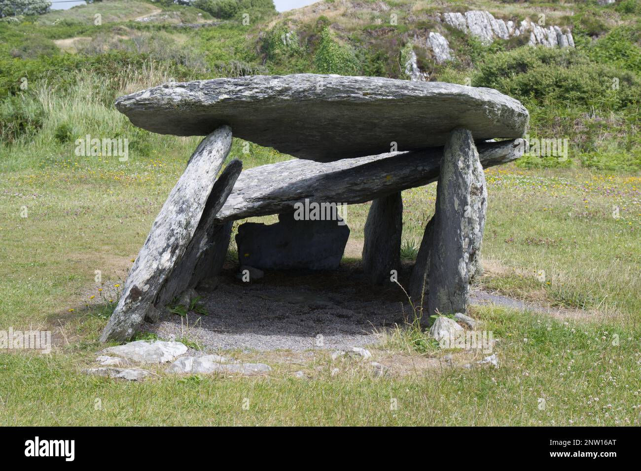 Altar Wedge Tomb, county Cork EIRE Ireland Stock Photo