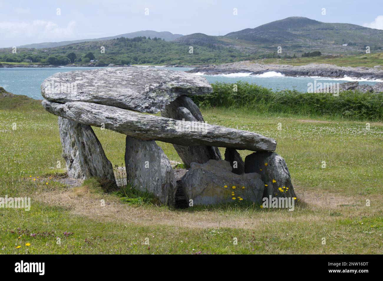 Altar Wedge Tomb, county Cork EIRE Ireland Stock Photo
