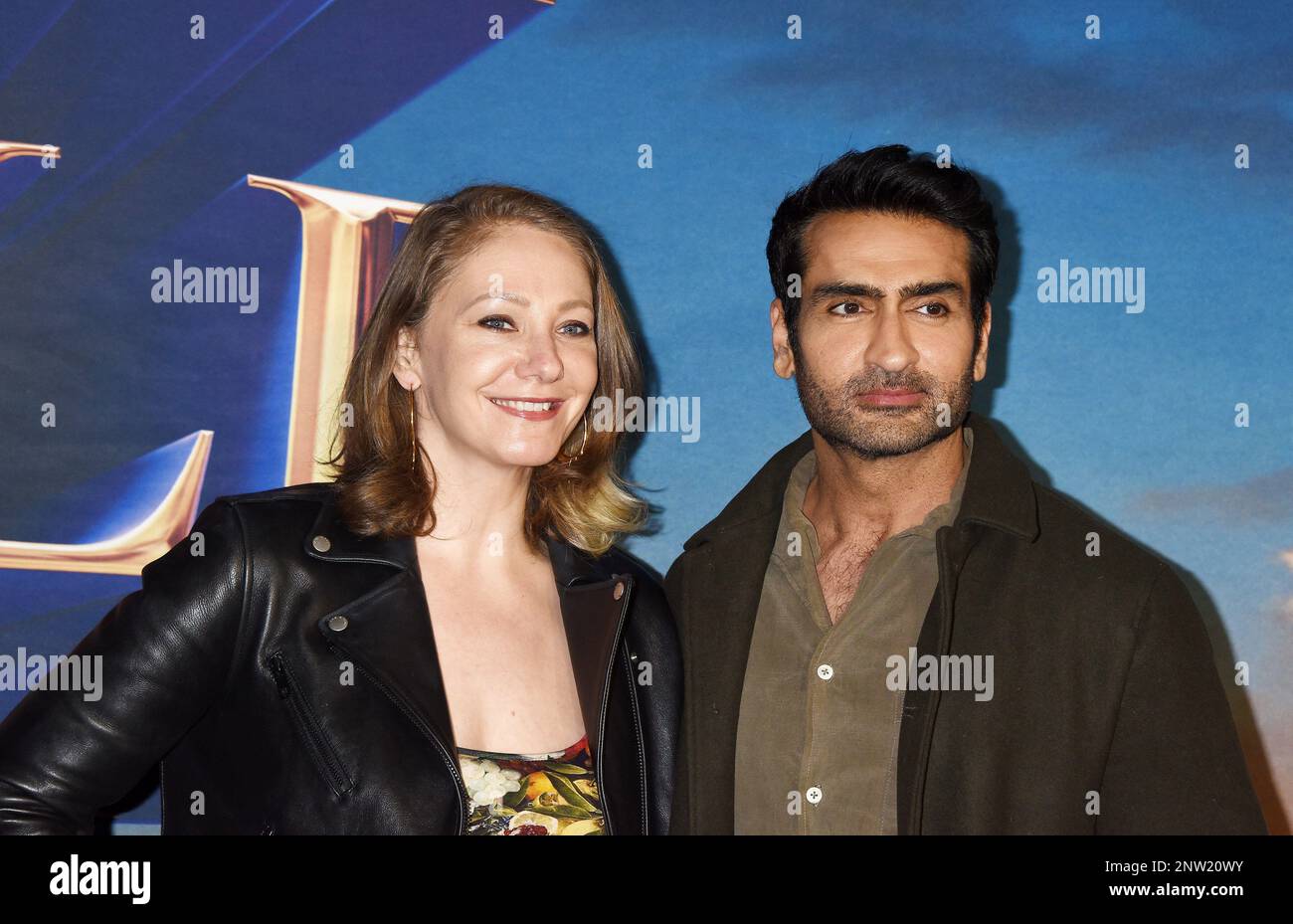 Hollywood, CA on February 27, 2023. Kumail Nanjiani and Emily V. Gordon