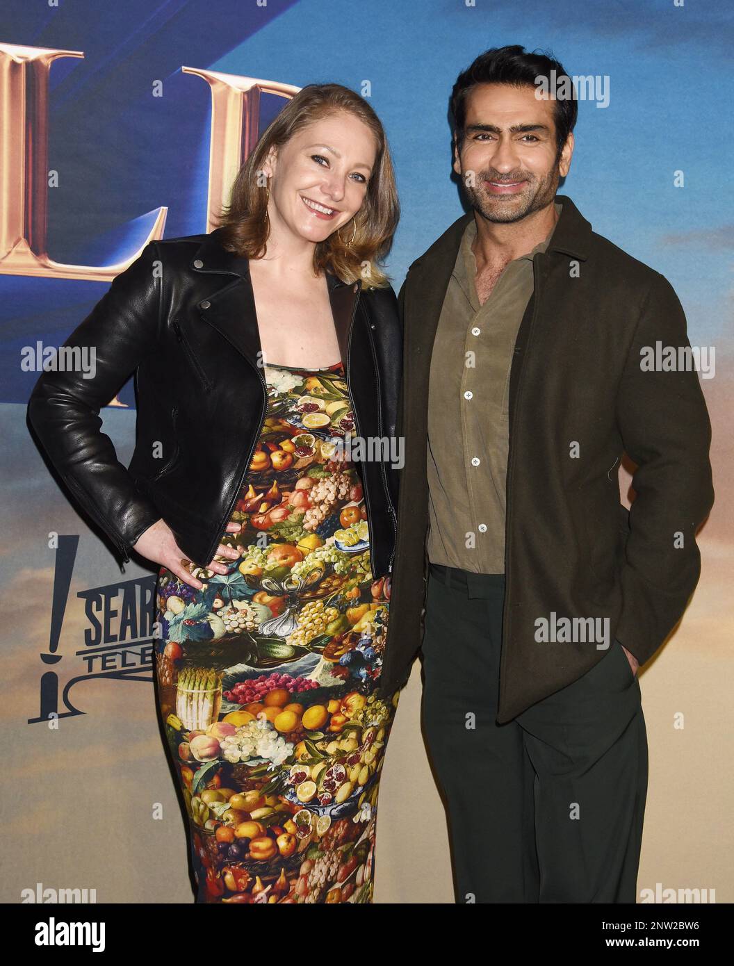 Hollywood, CA on February 27, 2023. Kumail Nanjiani and Emily V. Gordon