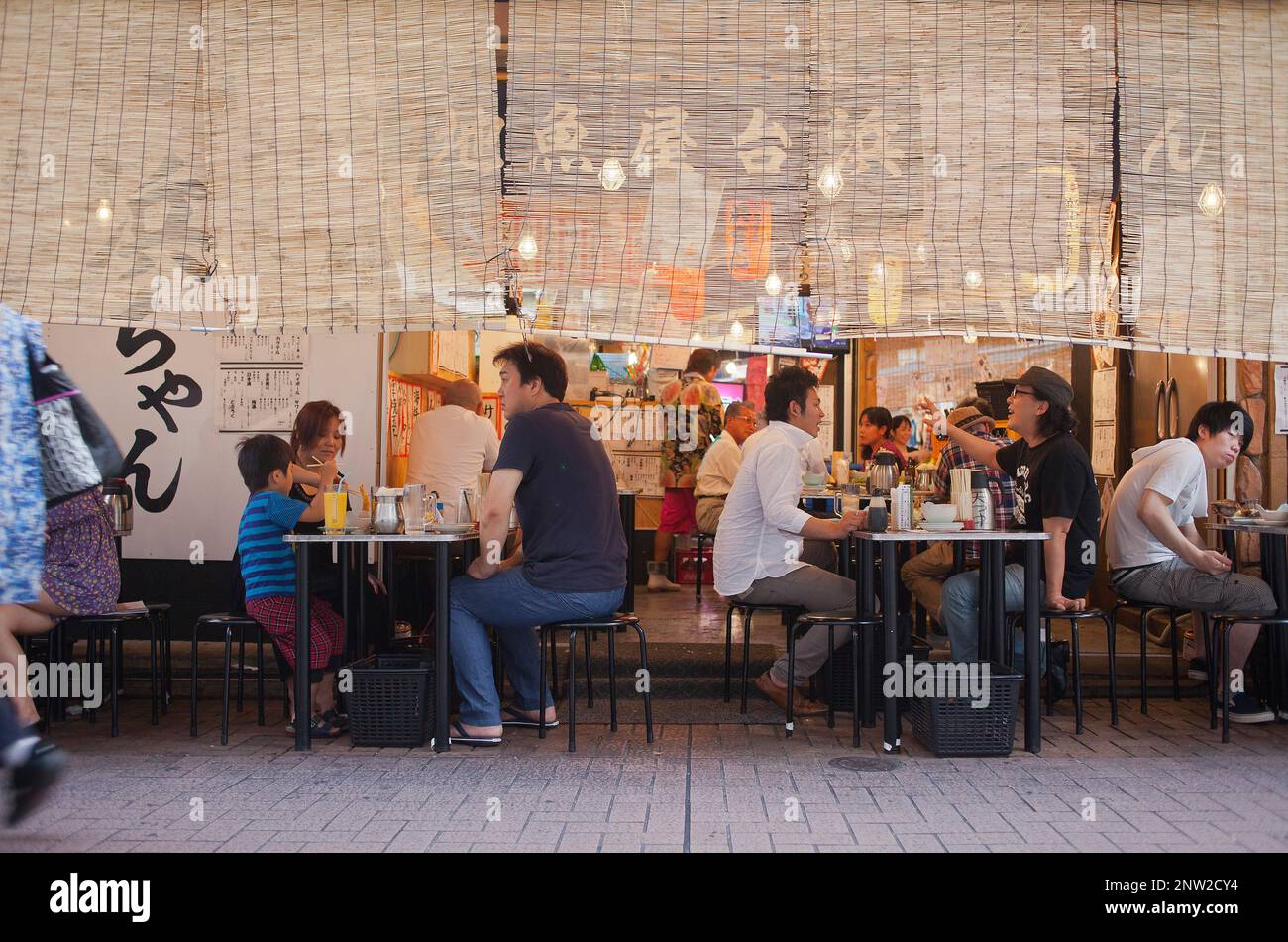 Izakaya, restaurant, in Ameyoko market Street.Tokyo city, Japan, Asia Stock Photo