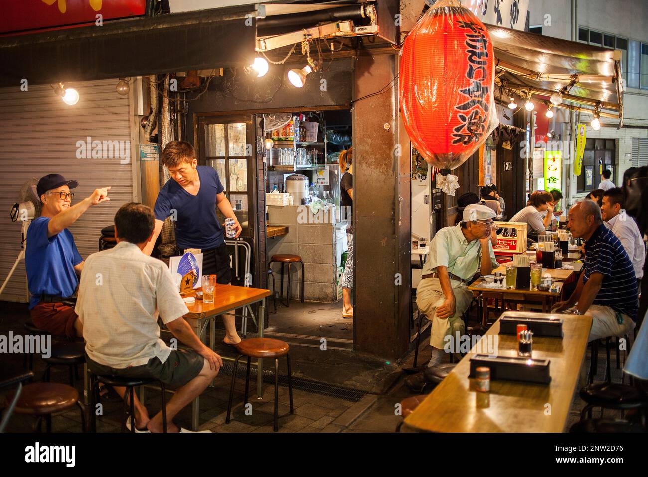 Izakaya, restaurant, in Ameyoko market Street.Tokyo city, Japan, Asia Stock Photo