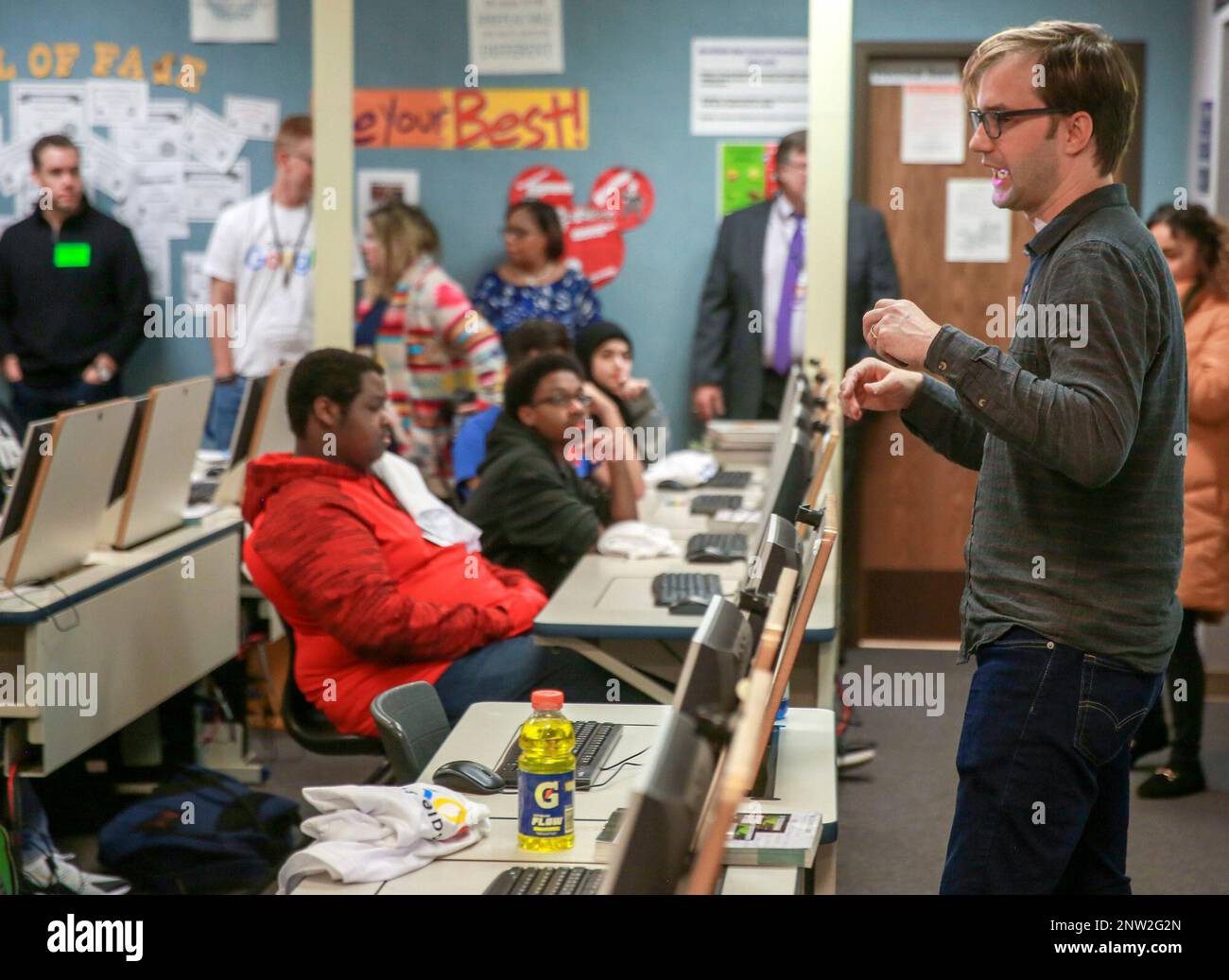 In this Jan. 10, 2019 photo, Google Doodle team principal designer Ryan ...