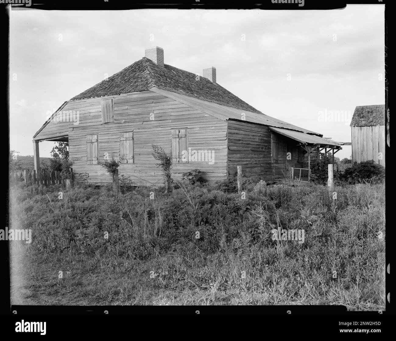 House, small, hipped roof, New Roads vic., Point Coupee Parish
