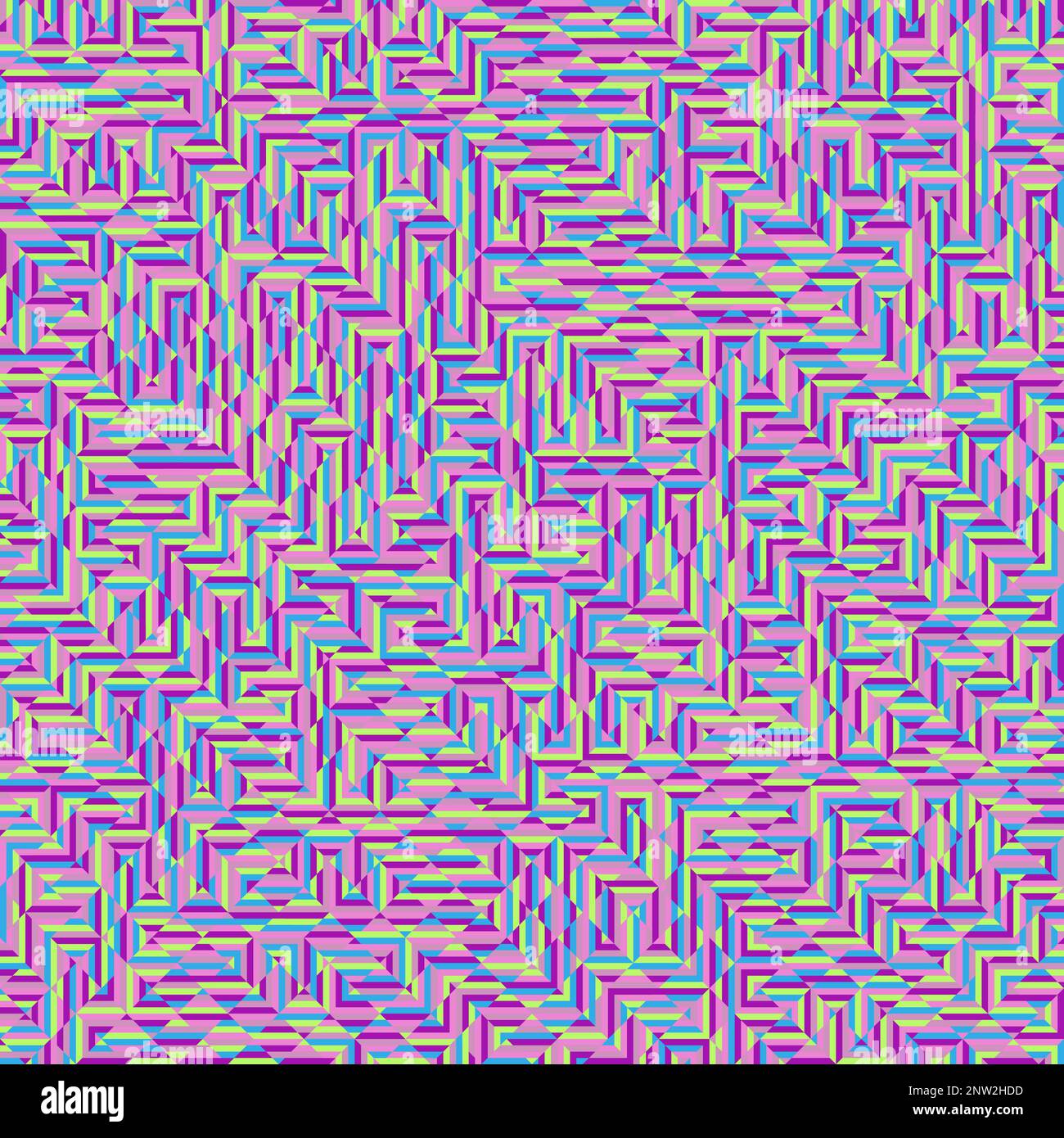 Colorised Rhombuses tiles tessellation pattern illustration Stock ...
