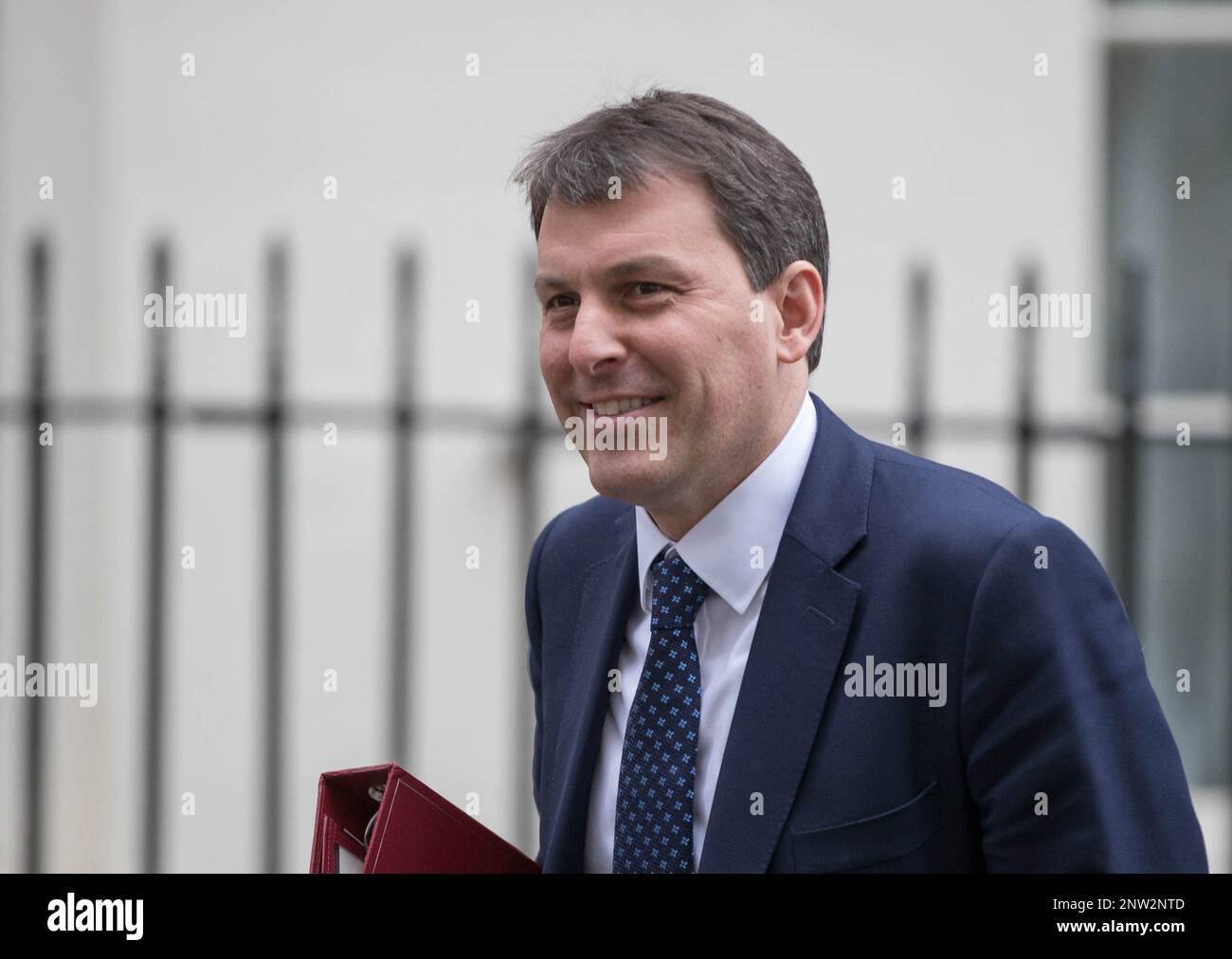 London, UK, 27th February 2023. John Glen, Chief Secretary to the Treasury leaving after the Cabinet Meeting Downing Street No 10. Credit: Uwe Deffner / Alamy Live News Stock Photo