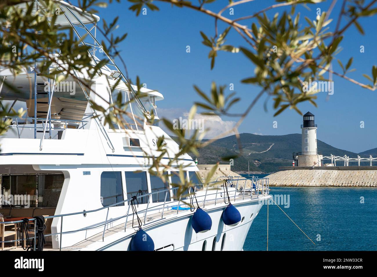 The lighthouse in Luštica Bay, a new upmarket resort development set