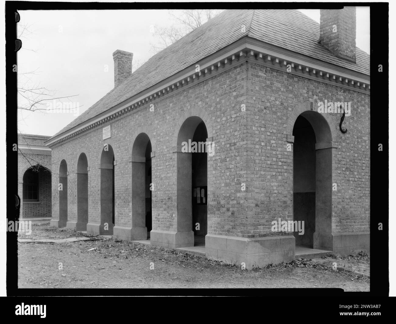Court House, King William County, Virginia. Carnegie Survey of the