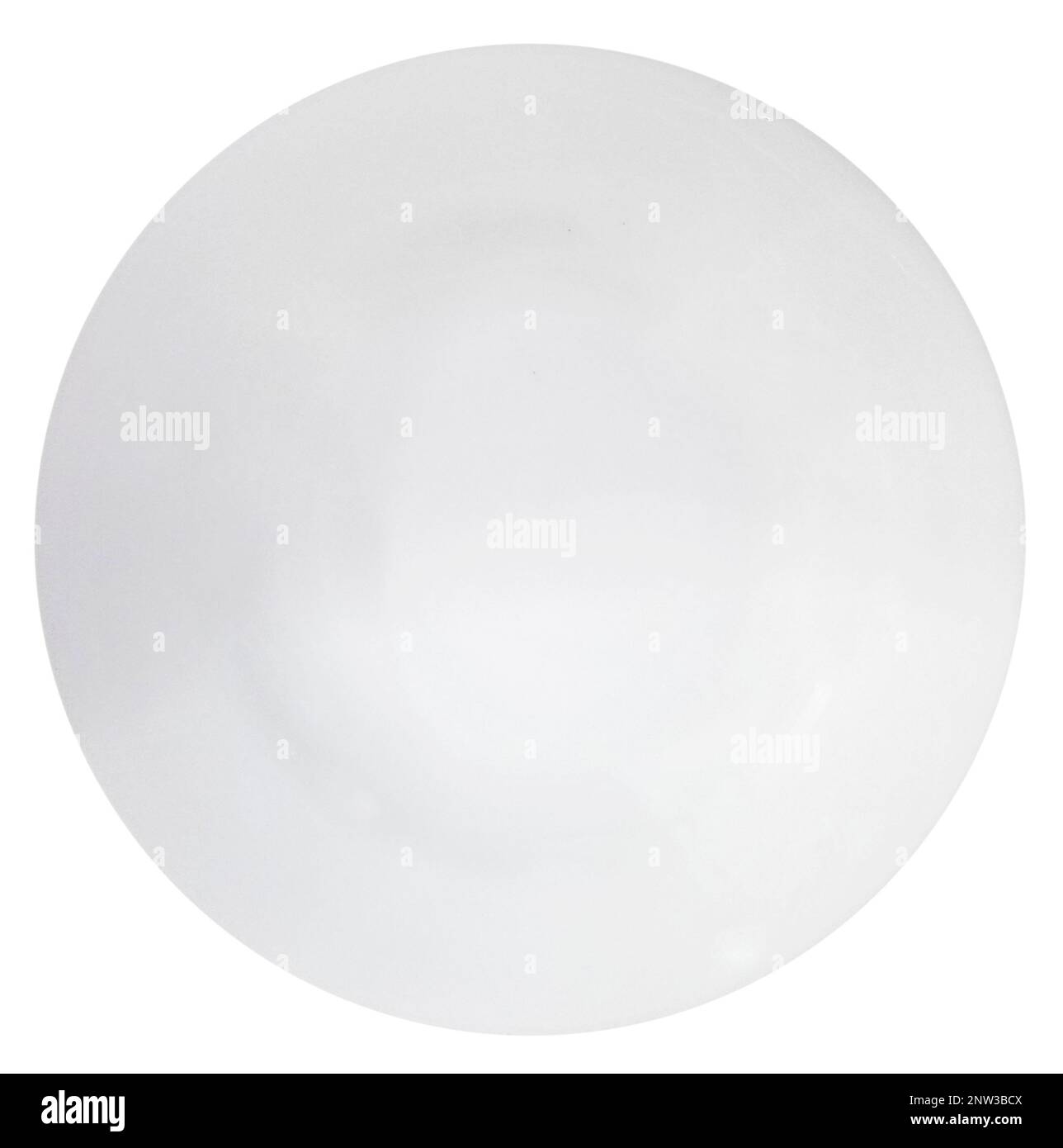 Empty plate isolated on white background Stock Photo - Alamy