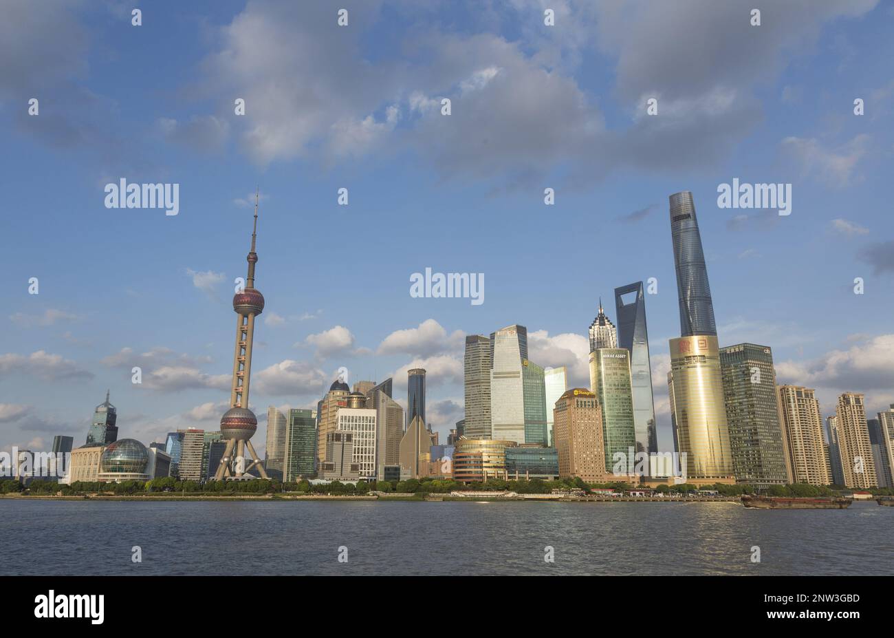 View of the new Shanghai Stock Photo