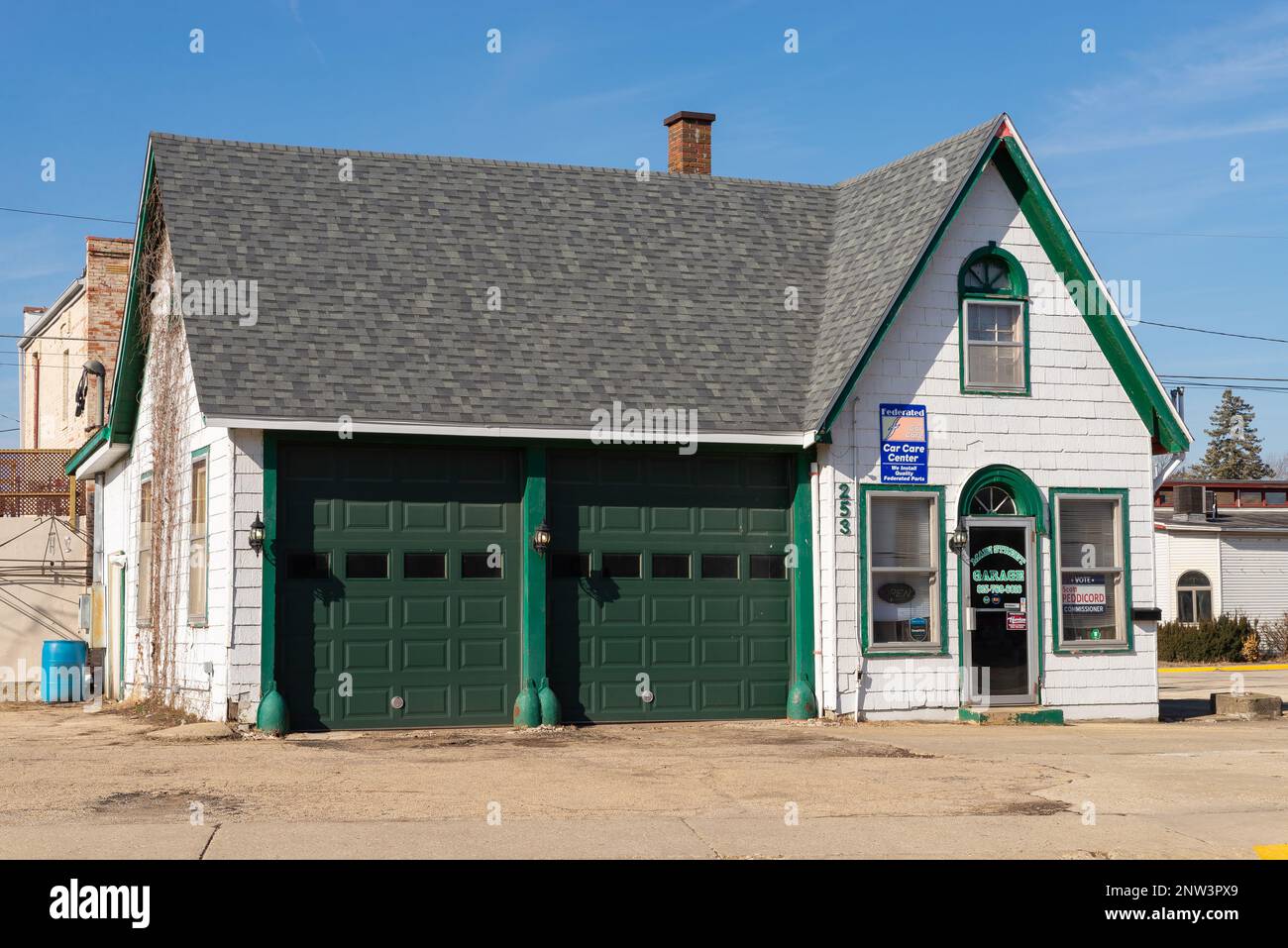 Seneca, Illinois United States February 26th, 2023 Exterior of