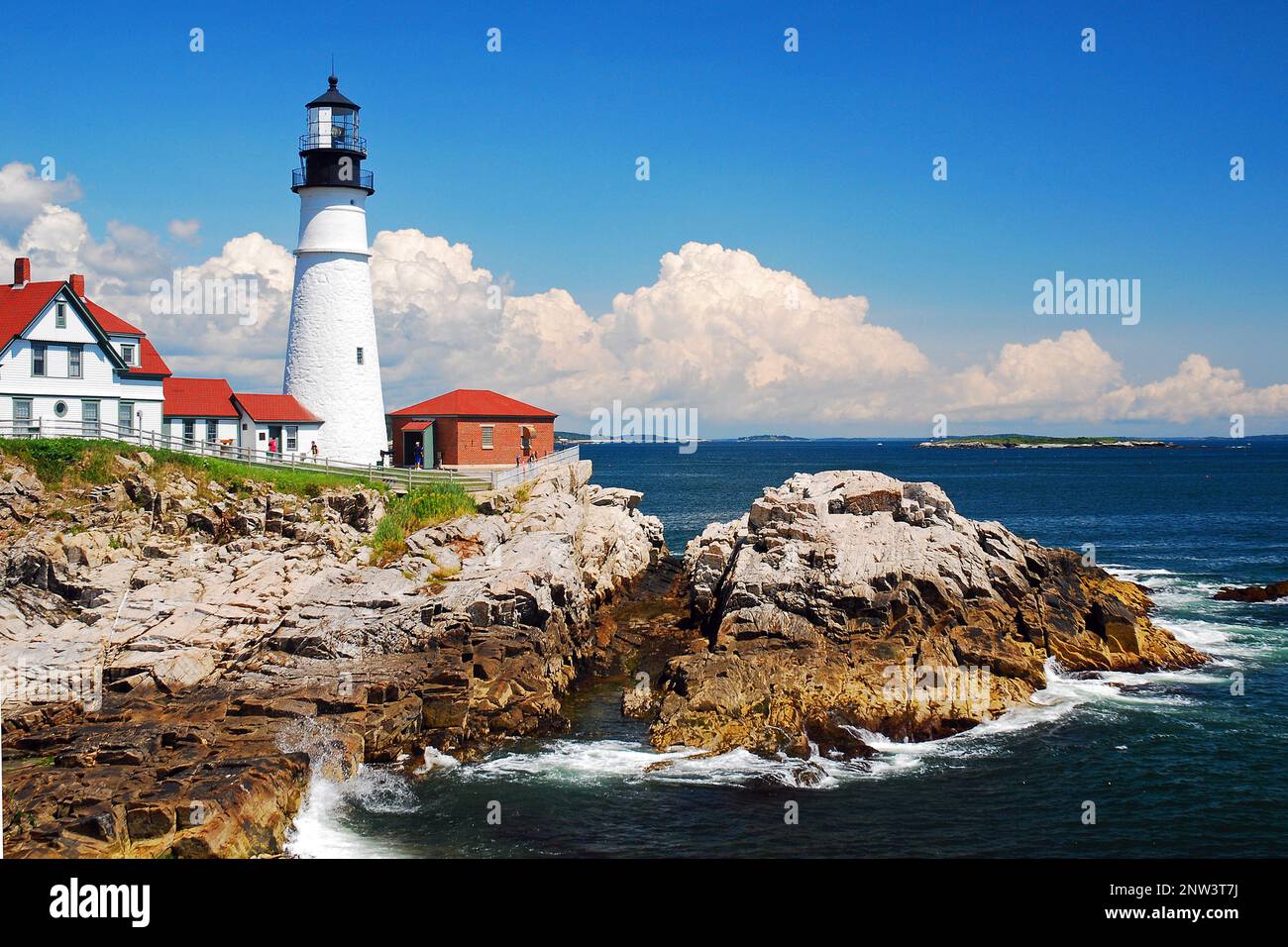 Portland Head Lighthouse Stock Photo Alamy