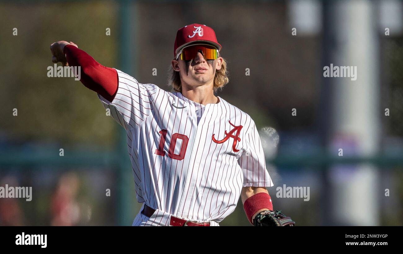 Alabama infielder Jim Jarvis (10) during an NCAA baseball game on