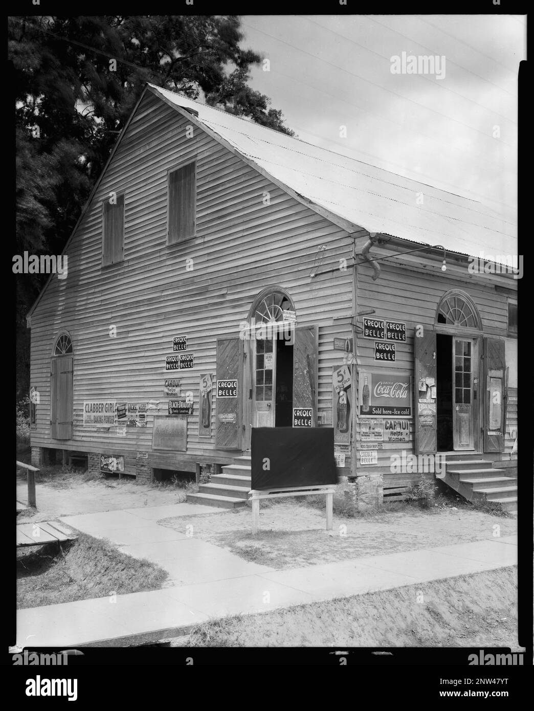 Petitin's Store, Grand Coteau, St. Landry Parish, Louisiana. Carnegie