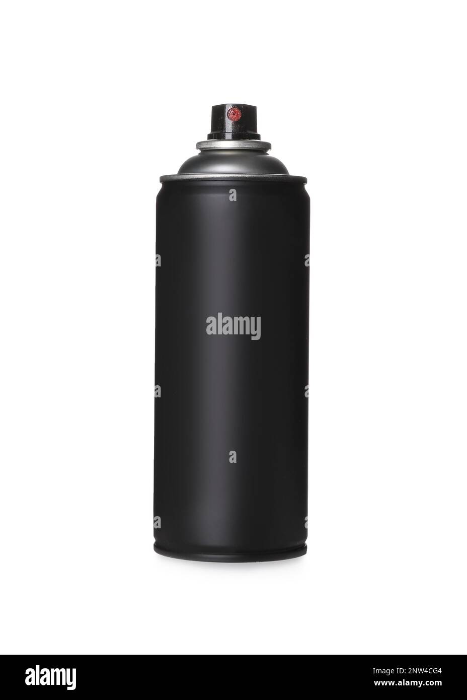 Can of black spray paint isolated on white. Graffiti supply Stock Photo ...
