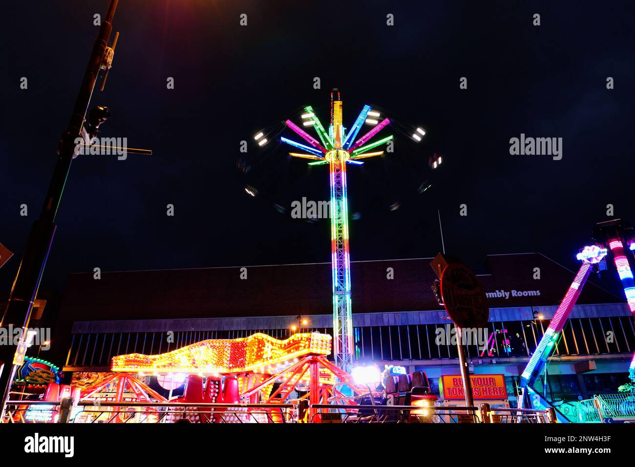 Derby City fair in the market place February 2023 Stock Photo Alamy