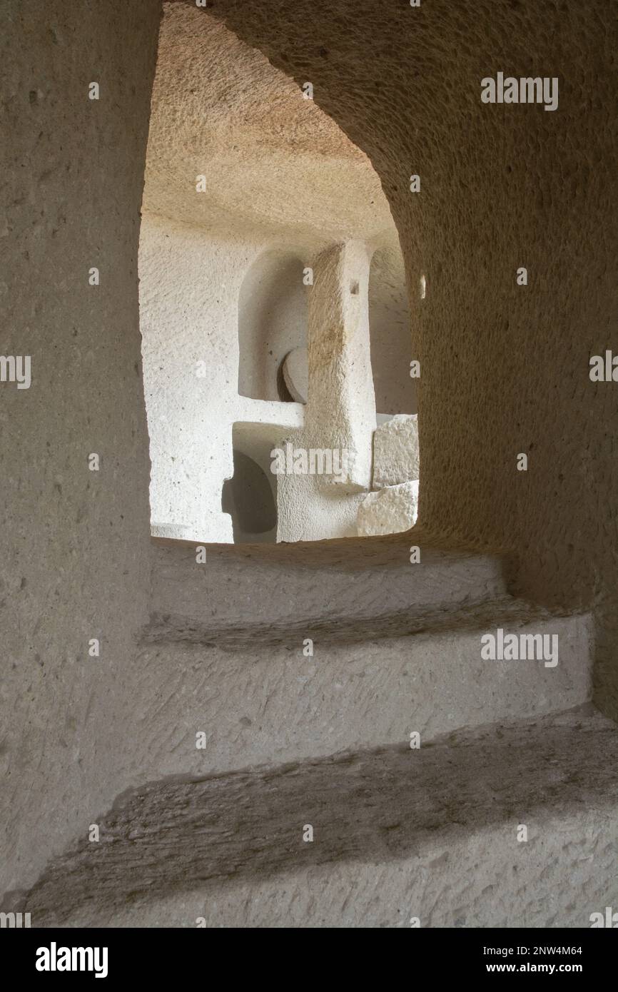 Cave dwelling in Noszvaj, Hungary Stock Photo