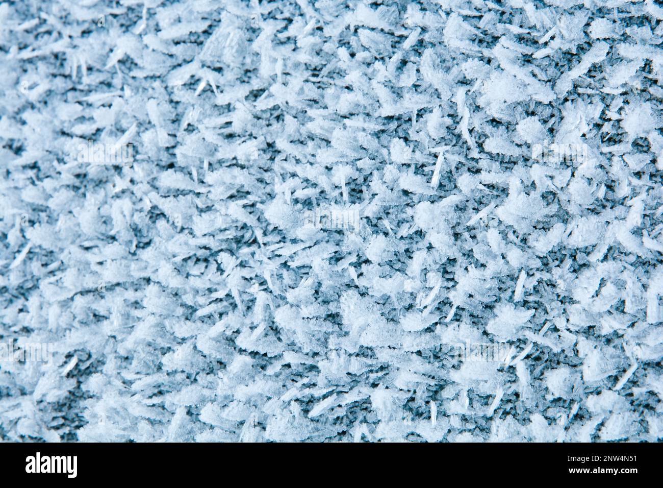 Ice crystals close up. Macro photo of a frozen surface Stock Photo - Alamy