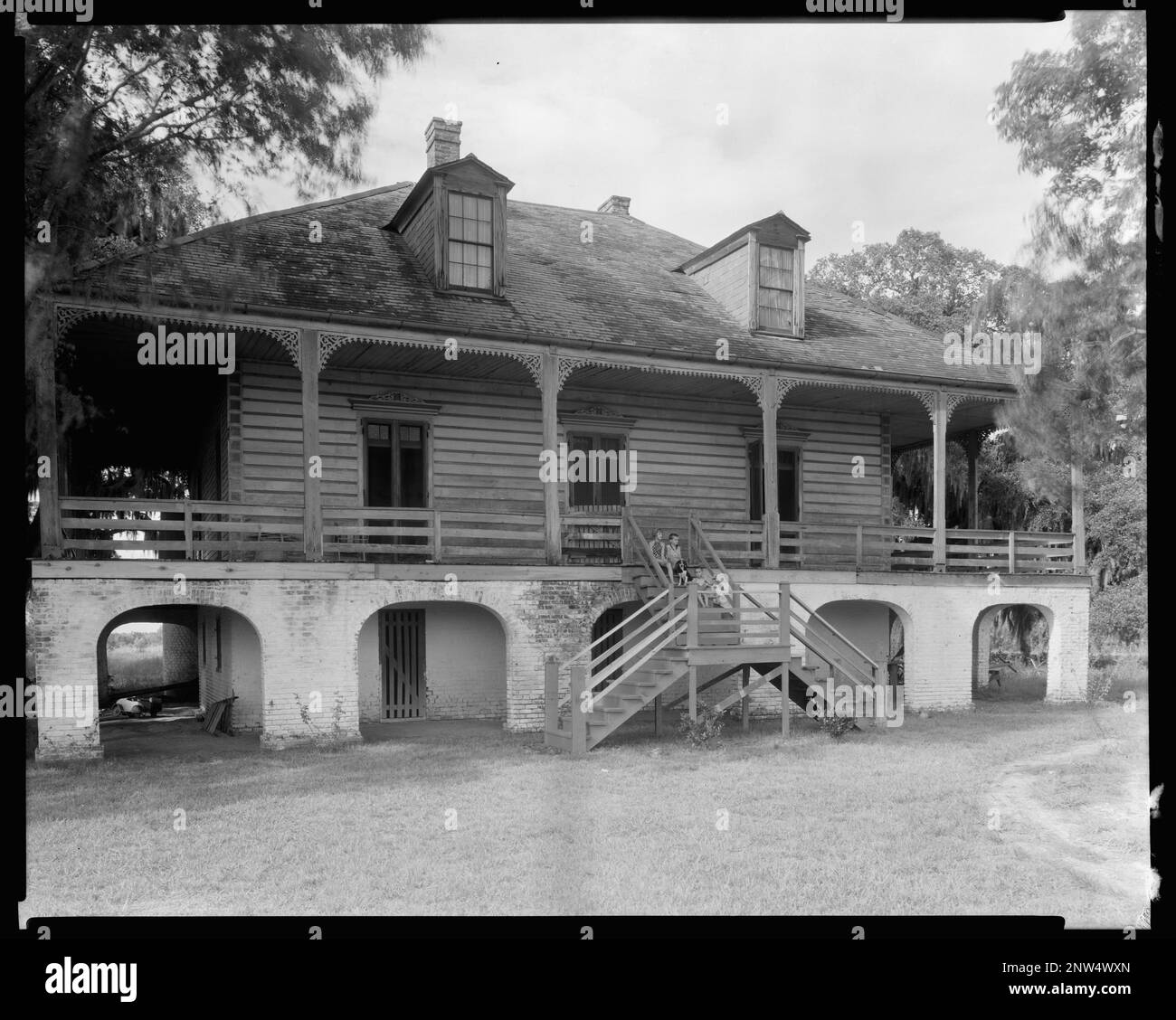 Lacoste Plantation House, St. Bernard Parish, Louisiana. Carnegie