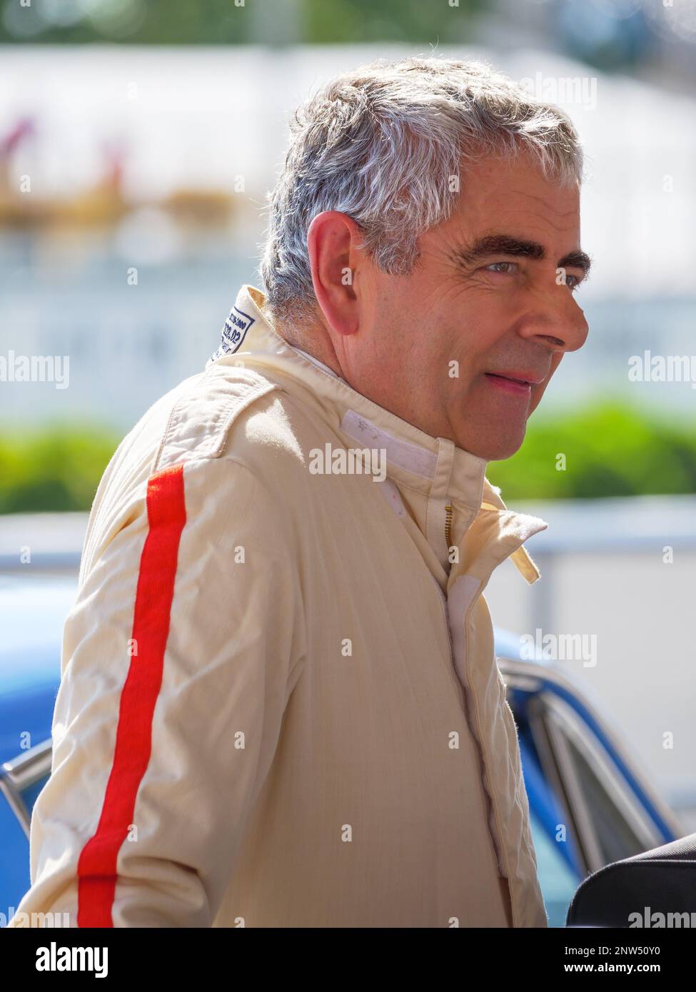 Rowan Atkinson at the Goodwood Revival 2022, West Sussex, uk Stock Photo