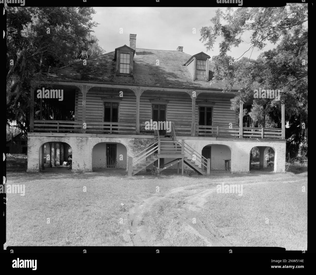 Lacoste Plantation House, St. Bernard Parish, Louisiana. Carnegie