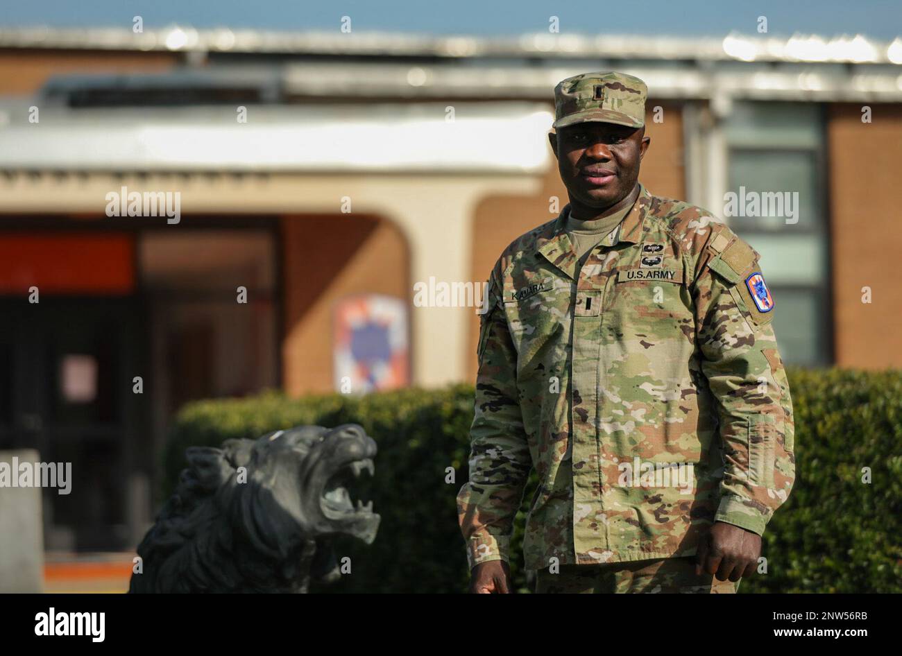 FORT BRAGG, N.C. – “ I joined the Army because I wanted to give back to this country where I find myself; I look at the United States as my home now, and I believe in serving my nation.” These are the words of 1st Lt. Brima Kamara, a signal officer with the 50th Expeditionary Signal Battalion-Enhanced, 35th Corps Signal Brigade. Stock Photo
