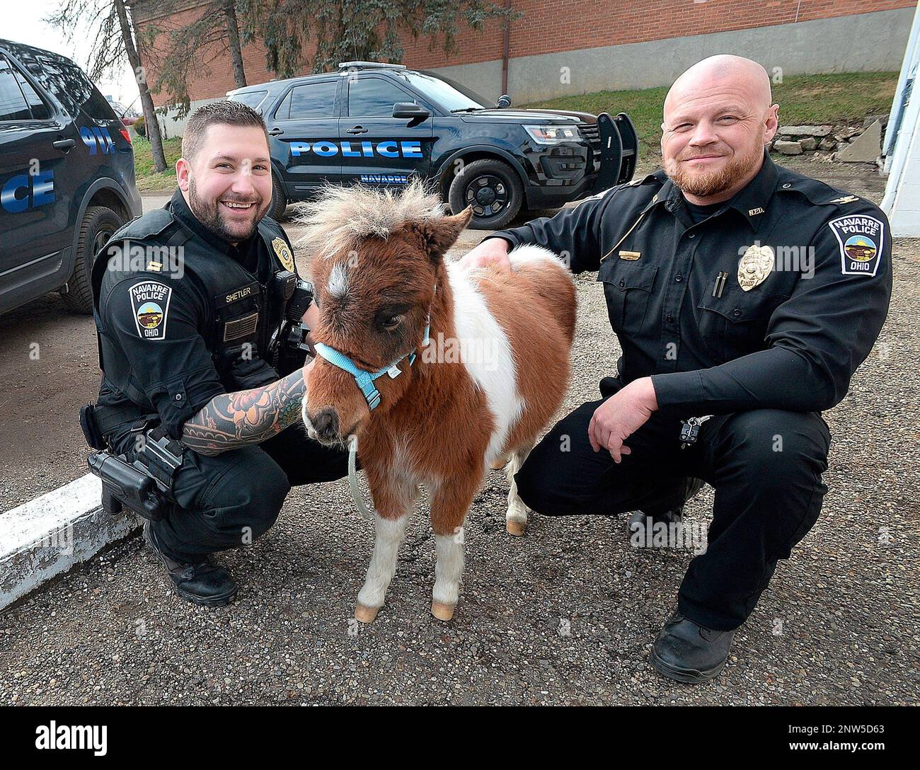 In this Dec. 14, 2018, photo Navarre Police Captain Chad Shelter and