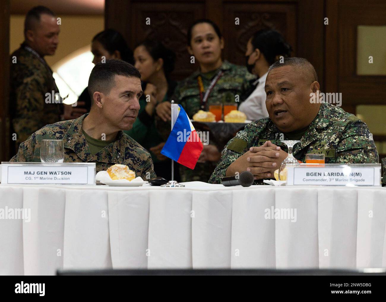 U.S. Marine Corps Maj. Gen. Benjamin T. Watson, commander, 1st Marine