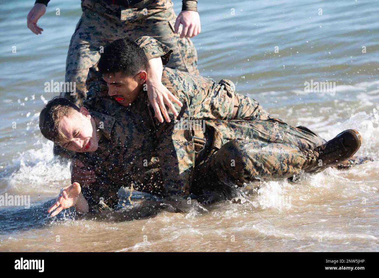 U.S. Marine Corps Cpl. Holden L. Mesimer, a Marine Air-Ground Task ...