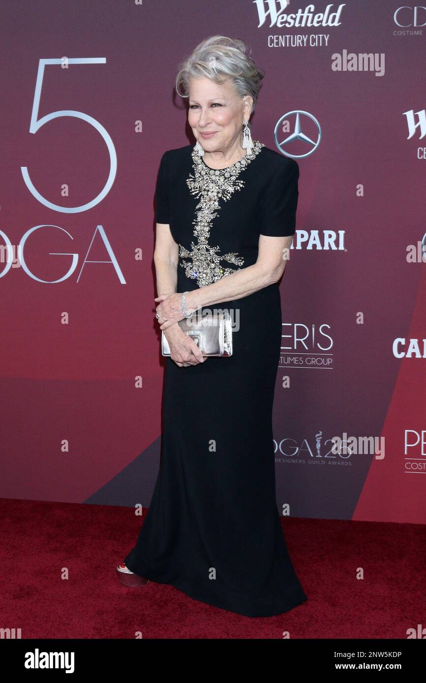 Bette Midler at arrivals for 25th Costume Designers Guild Awards CDGAs, Fairmont Century Plaza Hotel, Los Angeles, CA February 27, 2023. Photo By: Priscilla Grant/Everett Collection Stock Photo