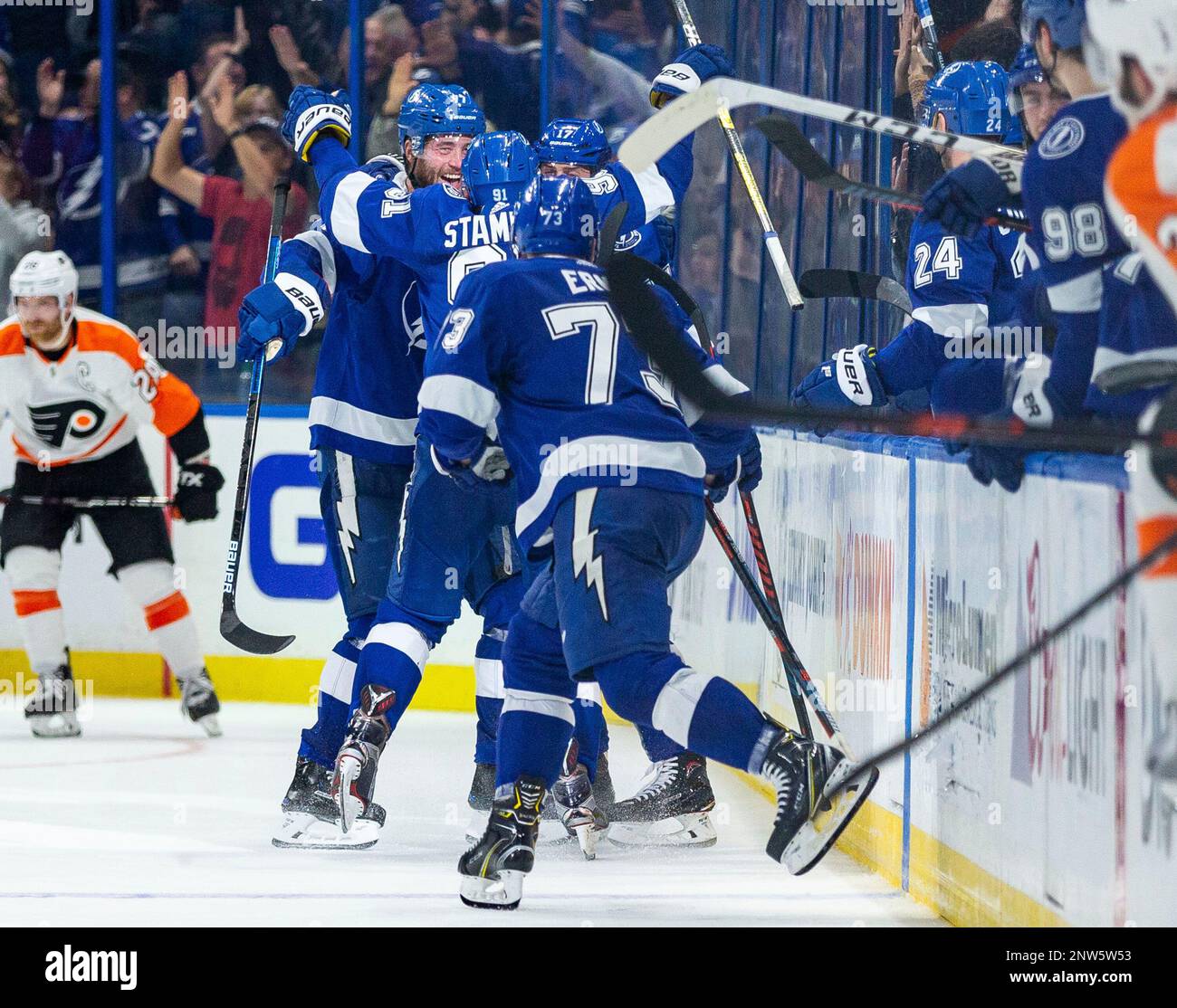 December 27, 2018 Tampa Bay Lightning left wing Alex Killorn (17