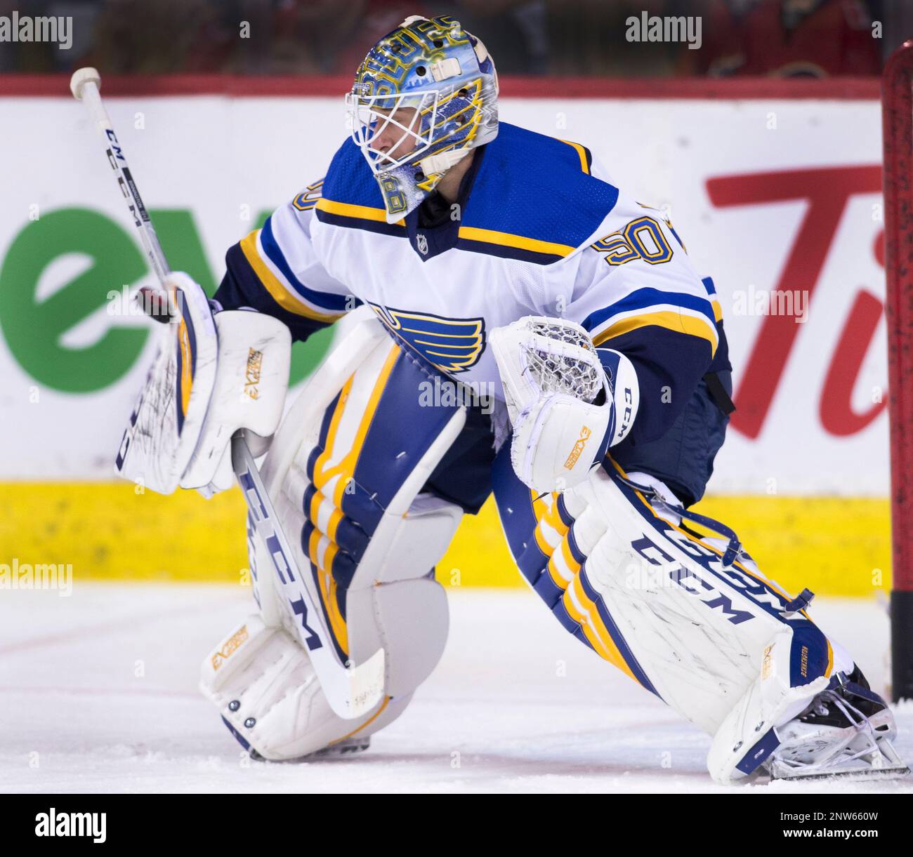 NHL player profile photo on St. Louis Blues goalie Jordan Binnington