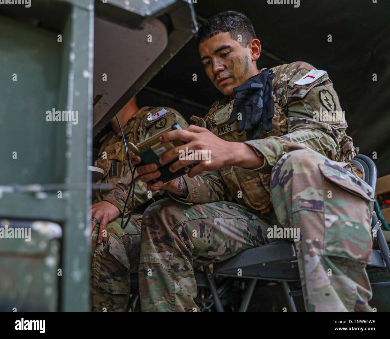 U.S. Army Soldiers with 2nd Battalion, 11th Field Artillery Regiment