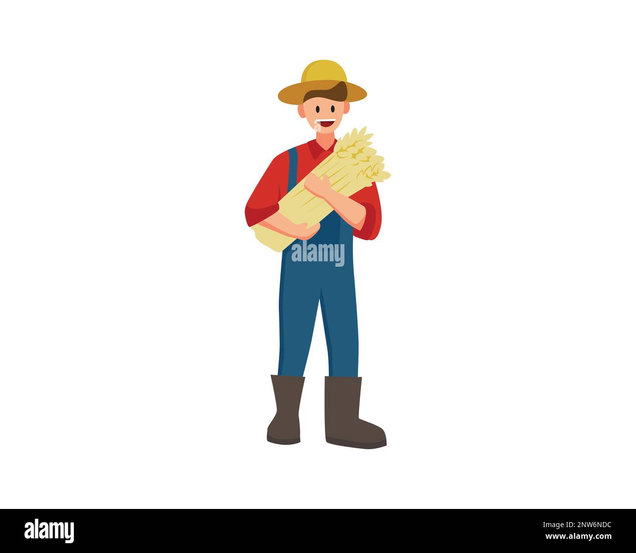 Harvest harvesting grain Stock Vector Images Alamy