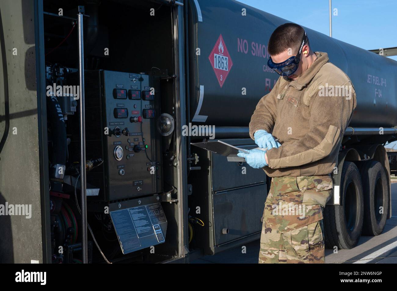 U.S. Air Force Senior Airman Maddux Noble, 48th Logistics Readiness