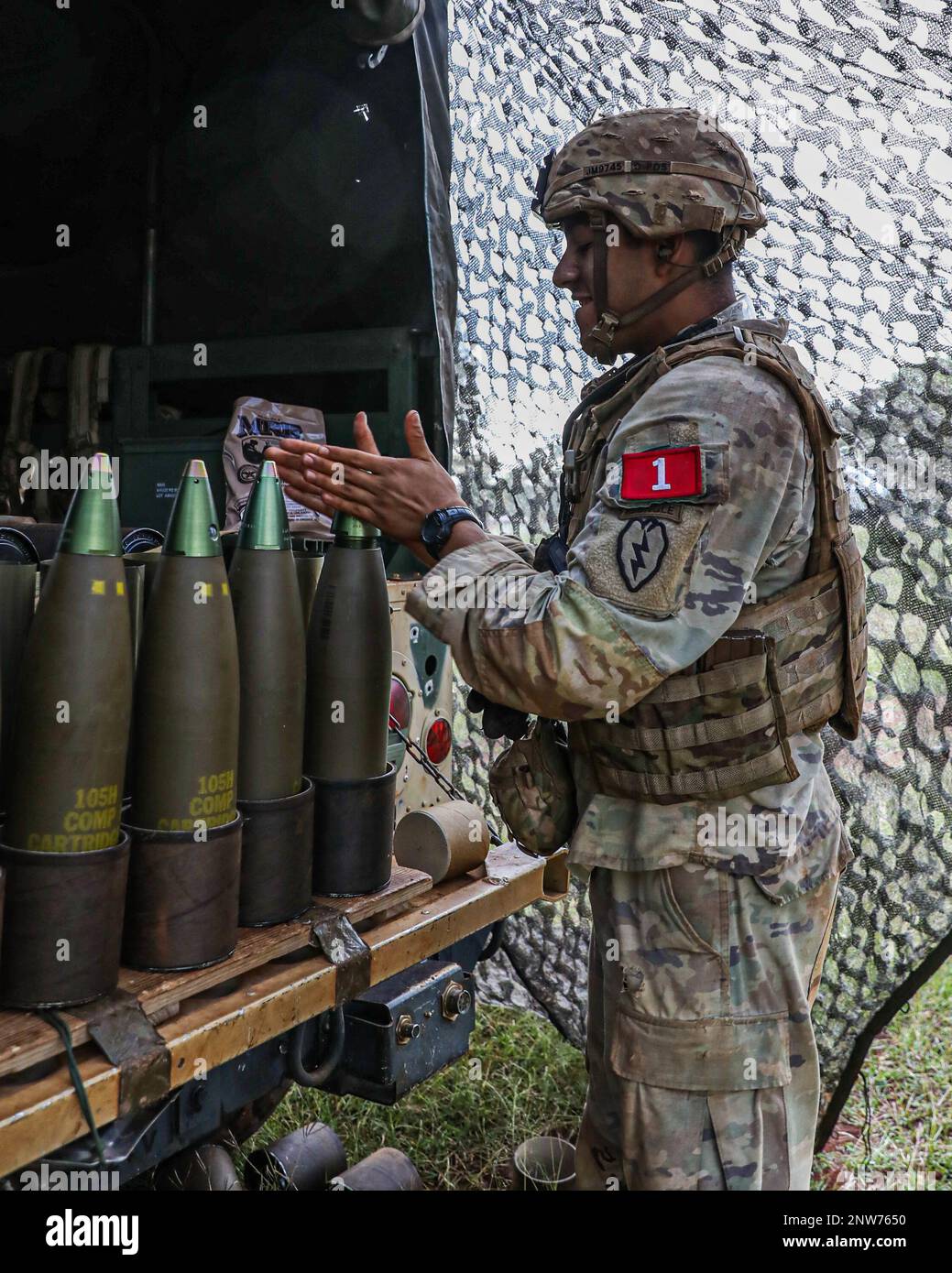 U.S. Army Soldiers with 2nd Battalion, 11th Field Artillery Regiment