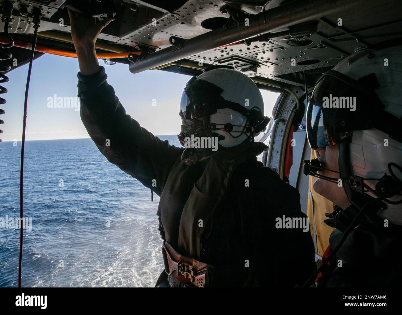 Morgan Way Machine 230215-N-EL850-1087 MEDITERRANEAN SEA (Feb. 15, 2023) Naval Air Crewman ...