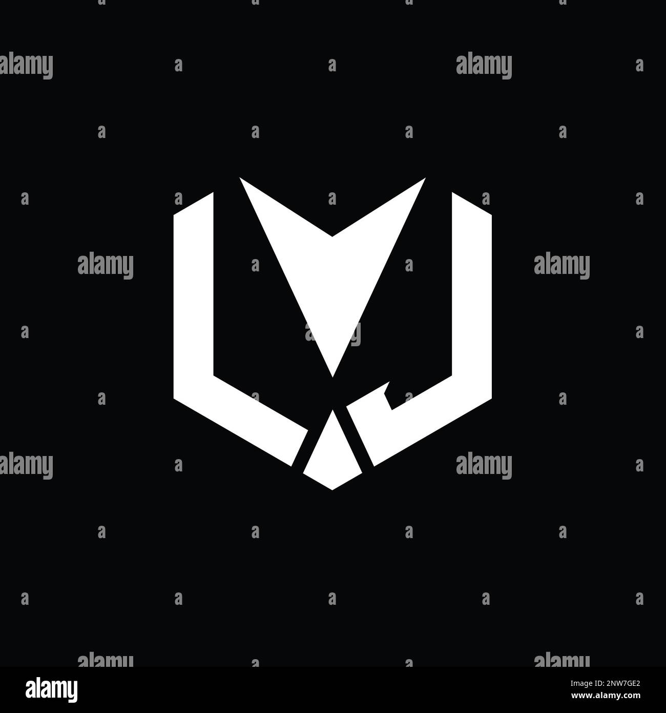 Jlp Monogram Abstract LJ Logo monogram abstract hexagon shape vector images design template ...