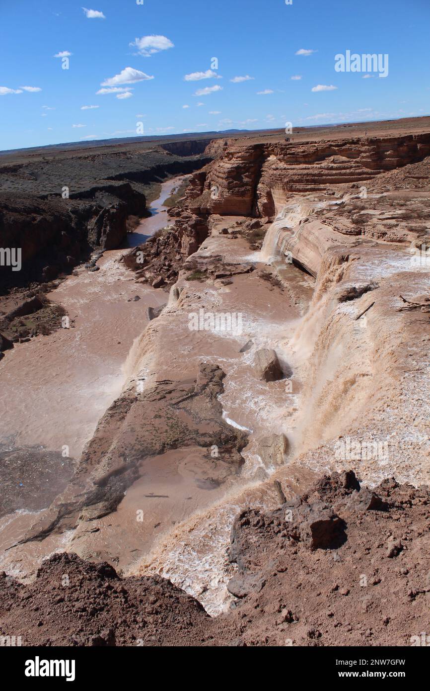 Grand Falls, Arizona Northern Arizona, Navajo Nation, waterfalls on the