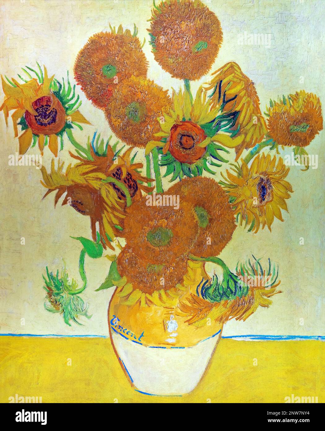 Vincent van Gogh, Sunflowers Stock Photo