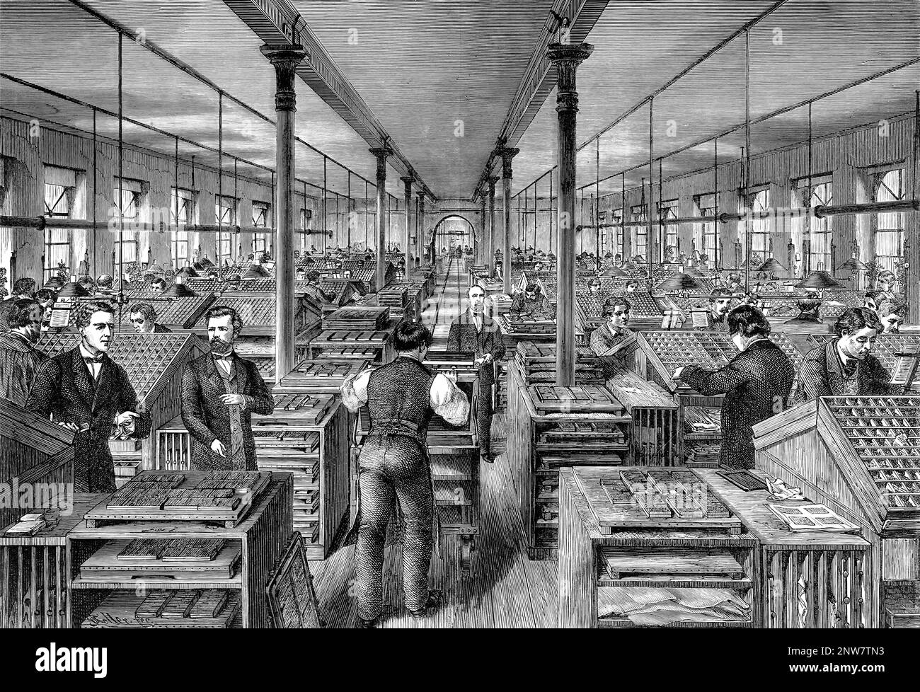 Desktop setting Black and White Stock Photos & Images Alamy