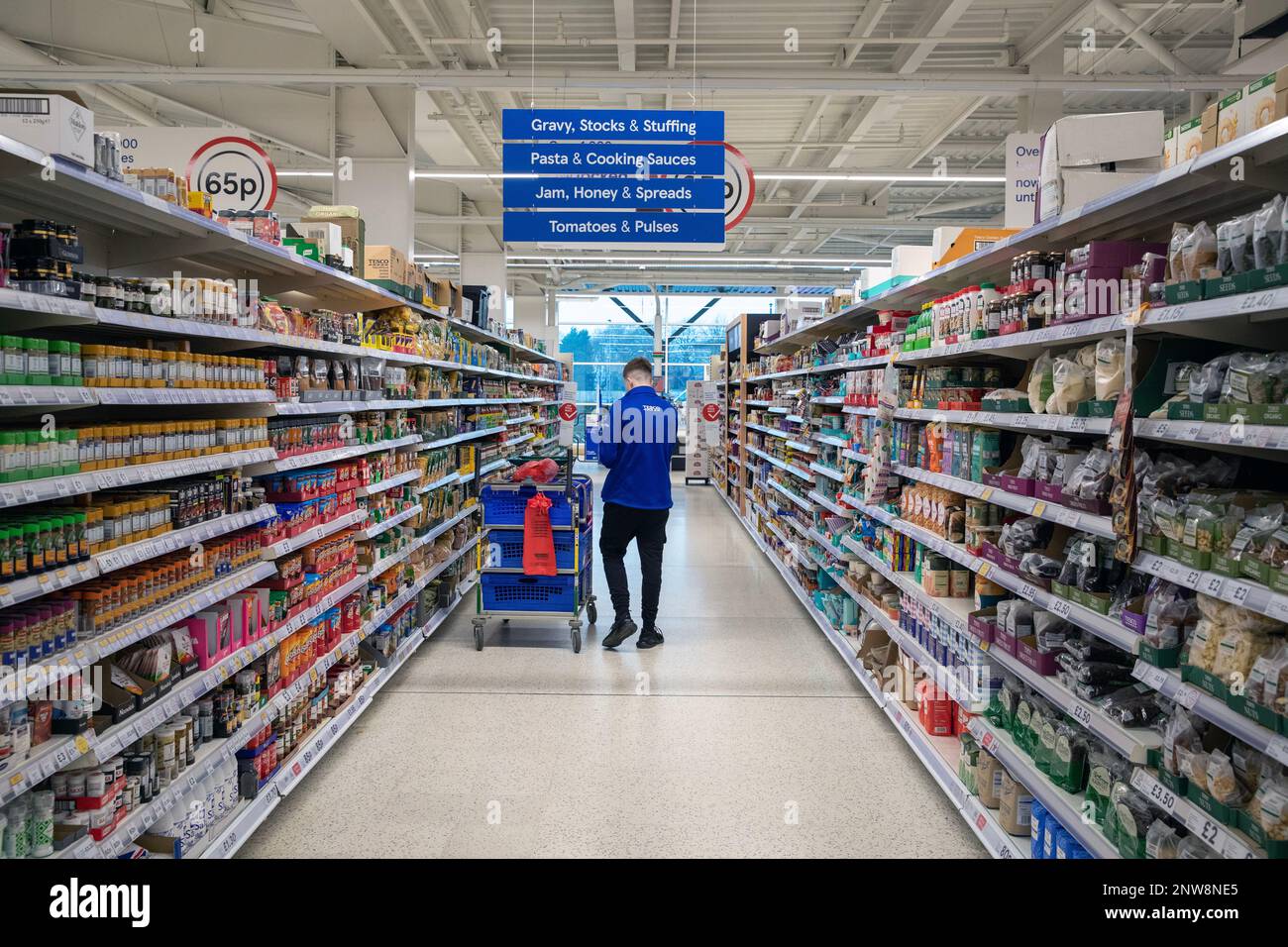 Tesco SuperMarket, Thirsk, North Yorkshire, UK Stock Photo Alamy