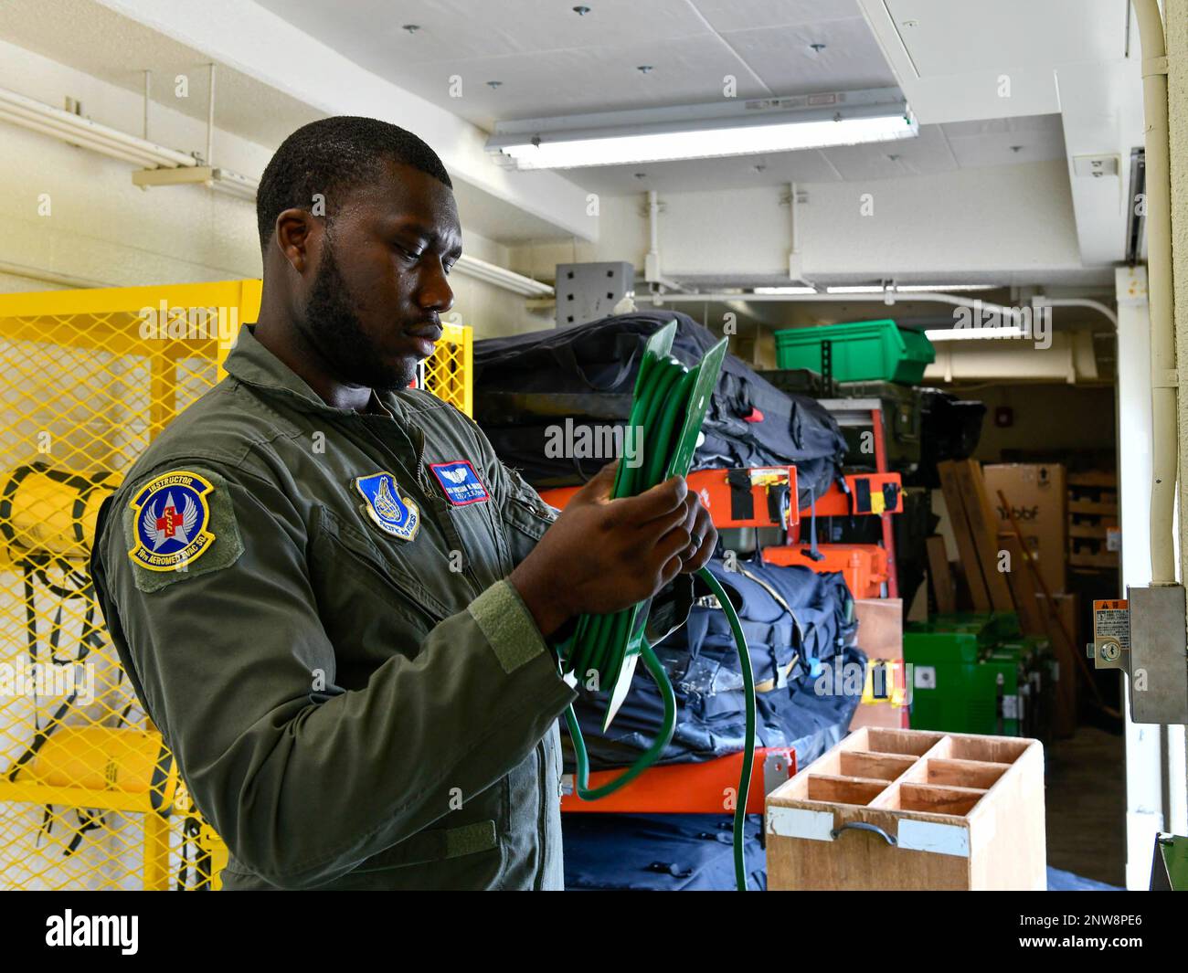 U.S. Air Force Senior Airman Ephesian Walker, 18th Aeromedical ...